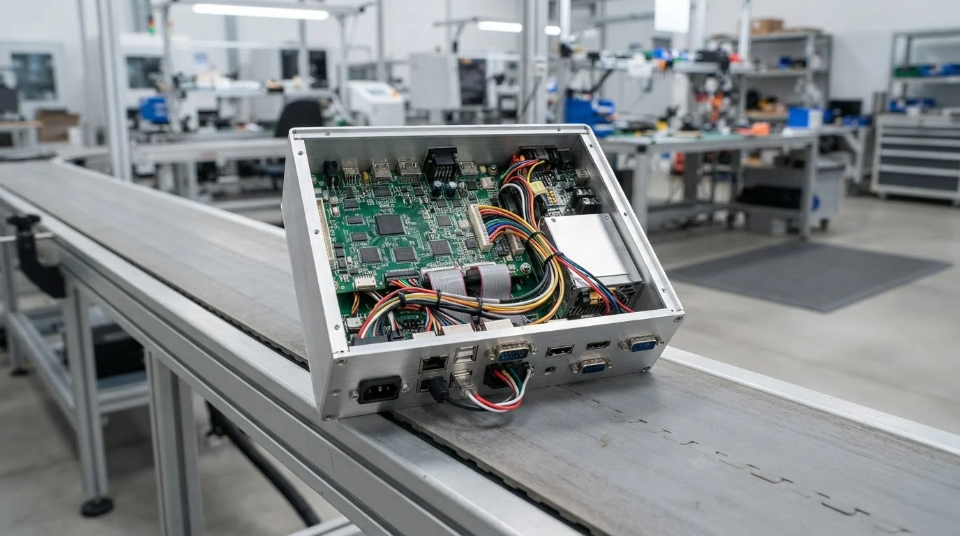 EMS-BOXBUILD assembly line and manufacturing facility